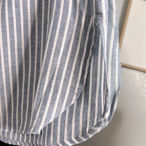 Jella C. Strapless Chambray Top - Picture 5 of 6